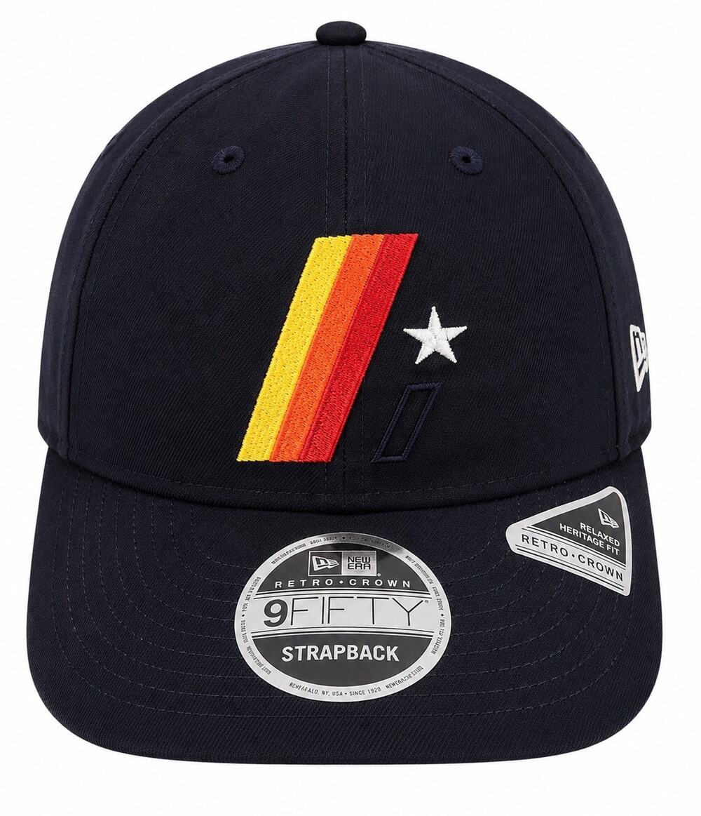 New Era Retro Crown 9FIFTY Strapback Navy Vintage Stripe Star Adjustable Hat NWT